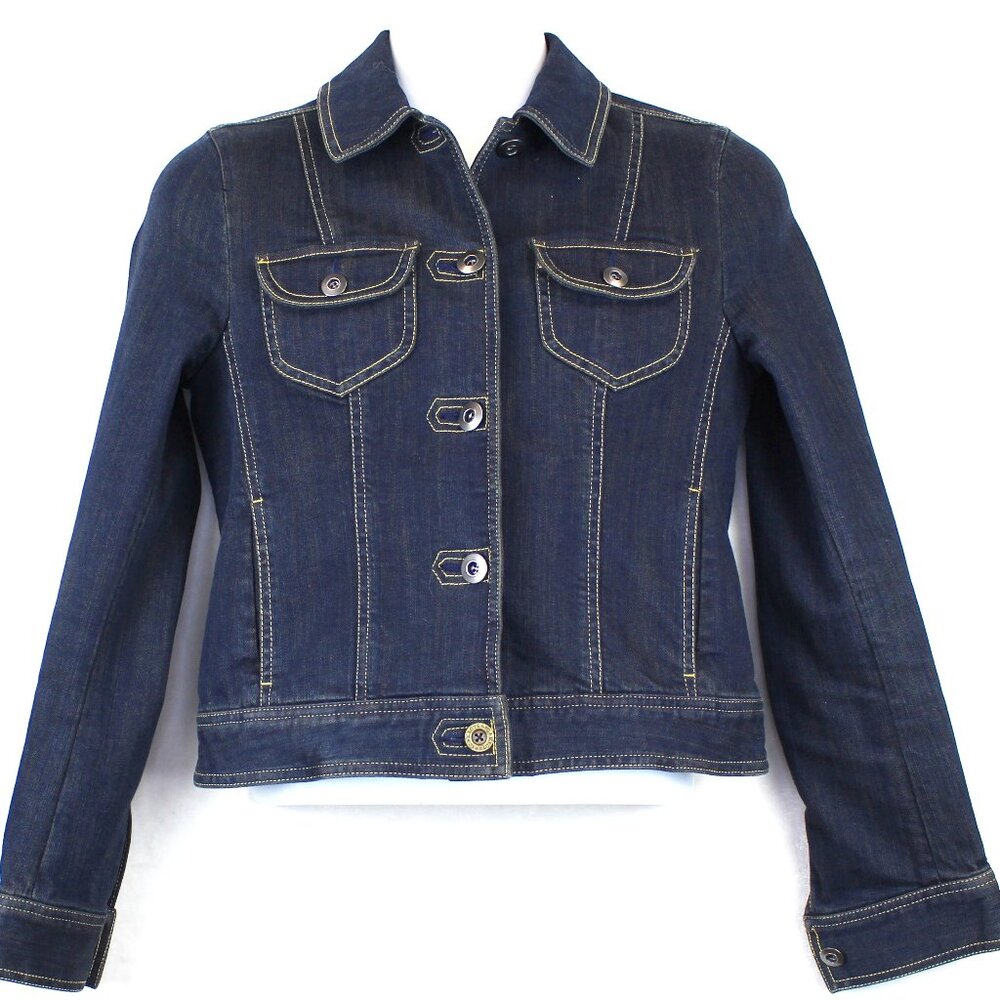 Theory Dark Blue Denim Jacket